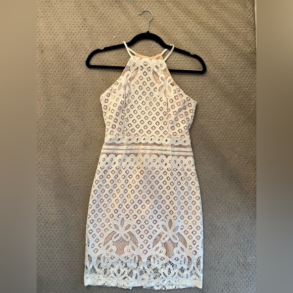 Lulus “Steal a Kiss” White Lace Open Back Dress | Women’s S - Picture 4 of 7
